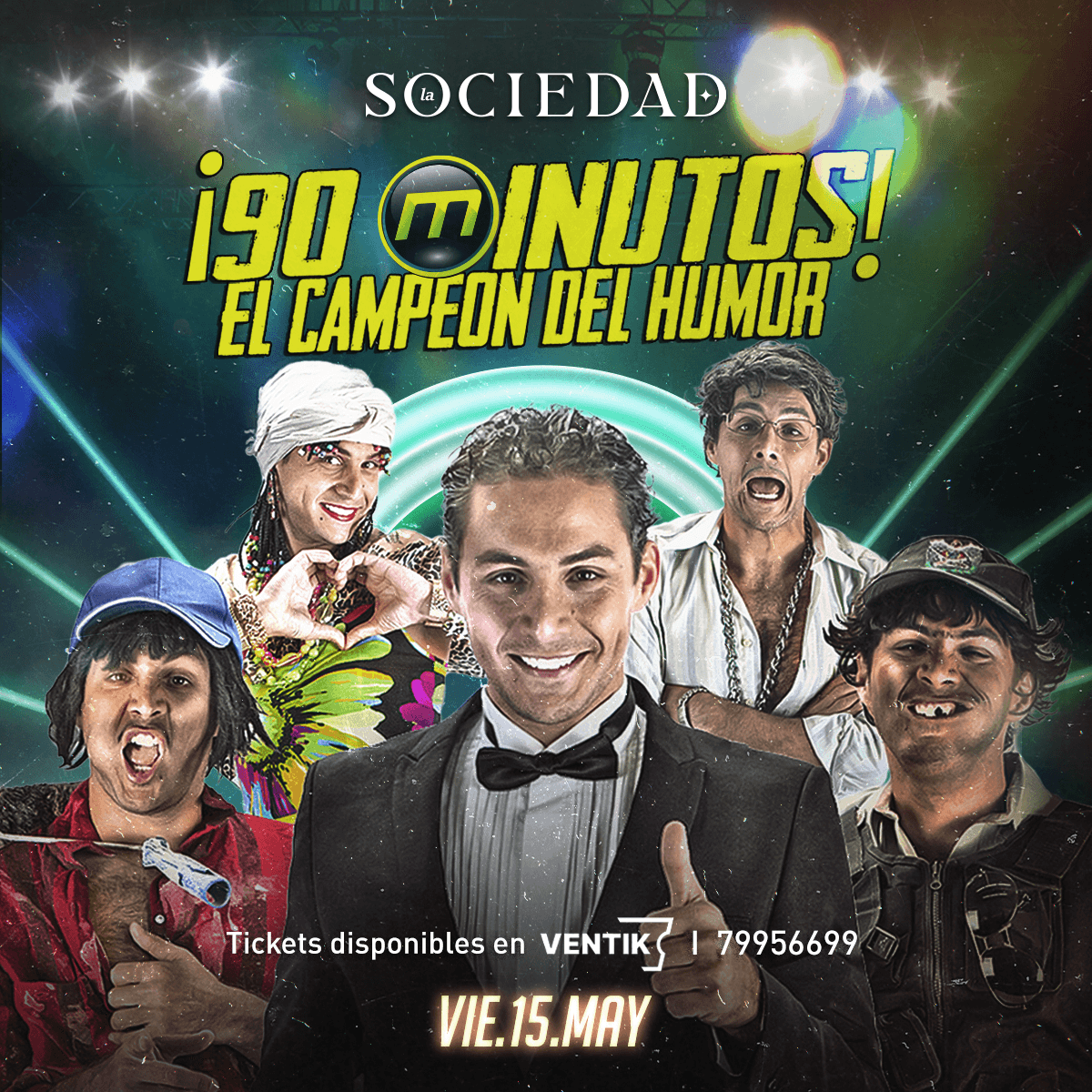 90 MINUTOS DE RISA image}